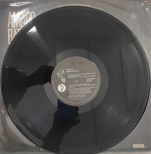 Lp Amado Batista - Escuta - Sem Uso - Mv (Usado)