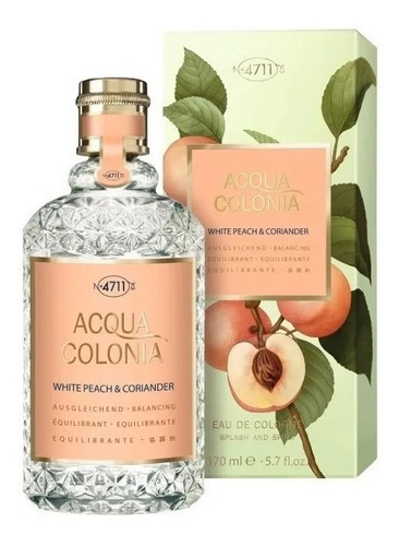 4711 Acqua Colonia White Peach & Corian Edc X170ml Masaromas Volumen De La Unidad 170 Ml