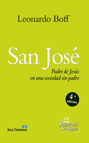 Libro San Josã© - Boff, Leonardo