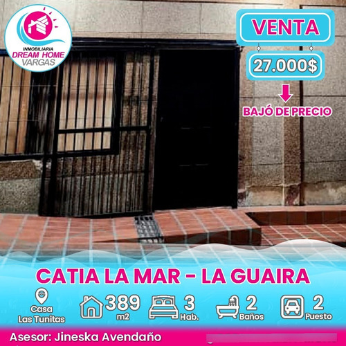  Casa En Venta Sector Las Tunitas, Catia La Mar  La Guaira