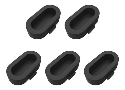 5 Tapones Negros Para Fenix 5/5s/5x Plus/6 6s 6x