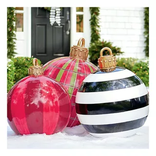 Giant Outdoor Inflatable Christmas Ball 60cm With Pump
