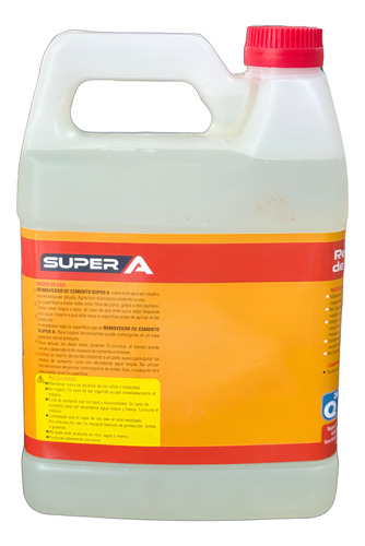 Aditivo Removedor De Cemento - 1 Litro - Marca Super A