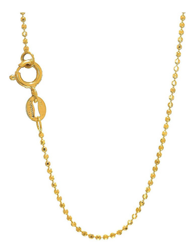 Jewelstop Oro Amarillo Macizo De 14 Quilates, 1 Mm, Cadena D