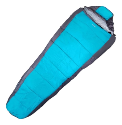 Bolsa De Dormir Spinit Montana Frio 5º Camping Turquesa