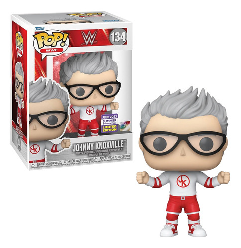 Johnny Knoxville Funko Pop 134 / Wwe Jackass / Exclusivo Con