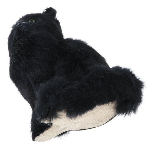 Brinquedo De Pelúcia Modelo Animal Gato Preto