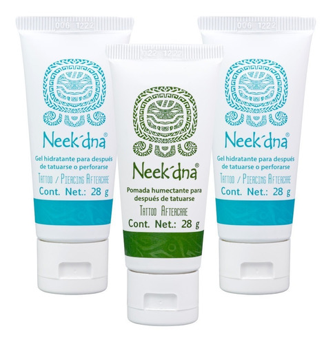 2 Piercing Aftercare + 1 Tattoo Aftercare Neek'dna Kit 3 Pzs