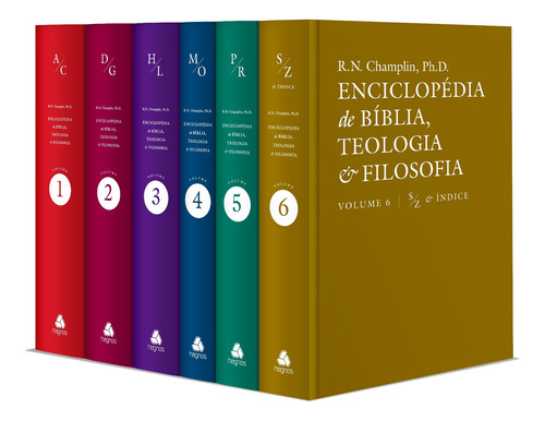 Enciclopédia de Bíblia, teologia e filosofia: 6 Volumes, de Champlin, Russel N.. Editora Hagnos Ltda, capa mole em português, 2014