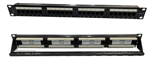 Patch Panel 24 Puertos Cat6 Rackeable Netlinks Gta 3 Meses