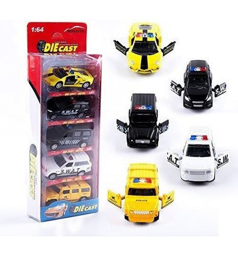 Kidami Die Cast Metal Toy Cars Conjunto De 5 Puertas Que Se