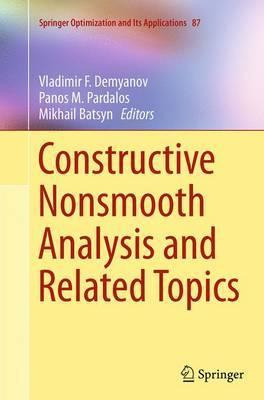 Libro Constructive Nonsmooth Analysis And Related Topics ...