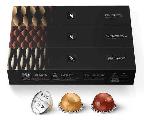 Nespresso Capsulas Vertuo, Paquete De Sabor Barista, Cafe To