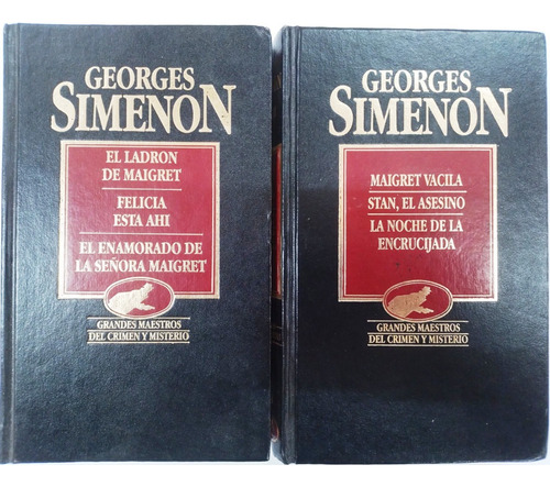 Georges Simenon Maigret Hyspamérica 2 Libros