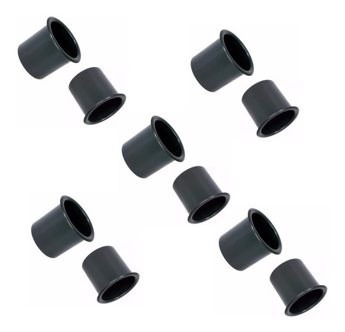Kit Com 12 Unidades De Aeroduto Pequeno 3 Polegadas Duto