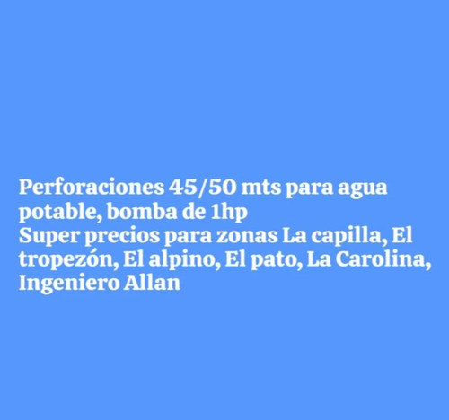 Perforaciones Para Agua