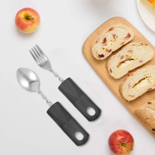 1 Juego De Cubiertos Antivibración Adaptive Spoon Fork Para
