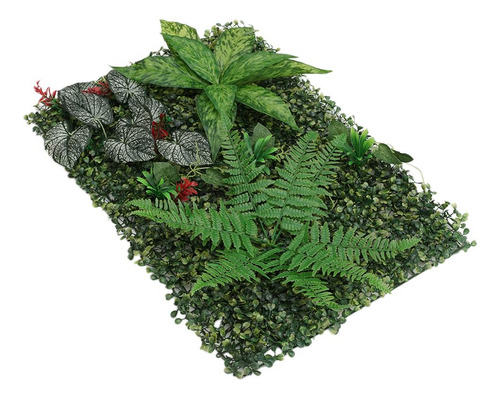2pcs Jardín Artificial Lawn Garden Rolls Pared Paisaje
