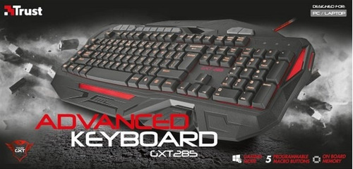 Teclado Trust Gxt 285 Advanced Gaming Keyboard Español