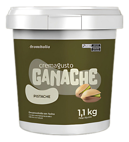 Creme Ganache De Pistache Cremagusto Aromitalia 1,1kg