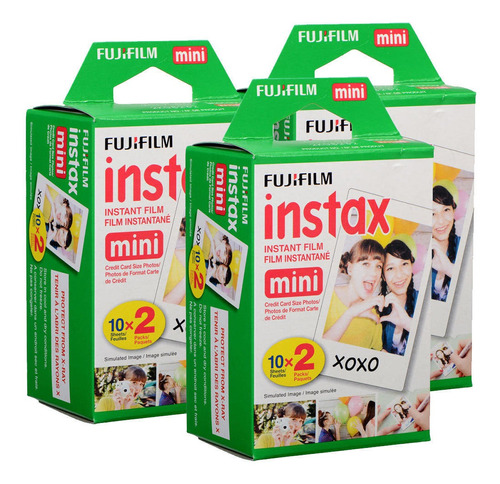 Película Fujifilm Instax Mini Film | 60 Fotos | Envío Gratis