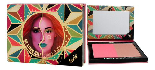 Paleta Facial Rude My Other Half Duo Shade Double Face