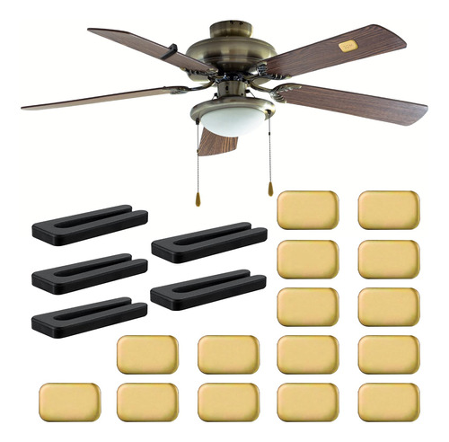 Kit Equilibrio Ventilador Techo 5 Juego Pesa Incluye Clips