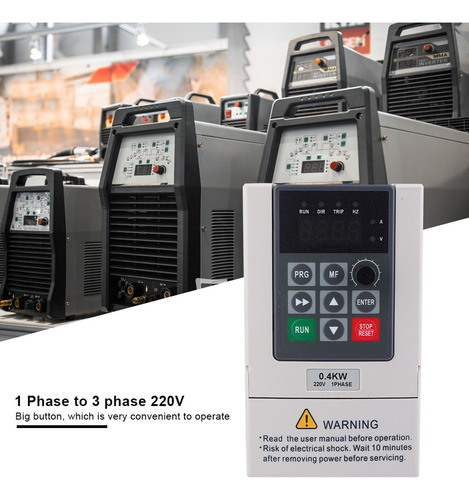 Inversor Monofásico A Trifásico 0.4kw 220v Variable