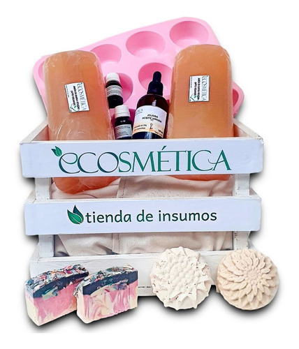 Jabones Vegetales Kit  Elaboración +receta Regalo Ecosmetica