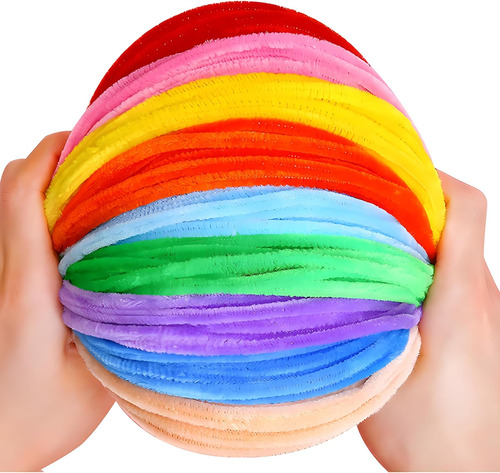100 Limpiapipas Multicolores, Limpiapipas Para Manualidades,