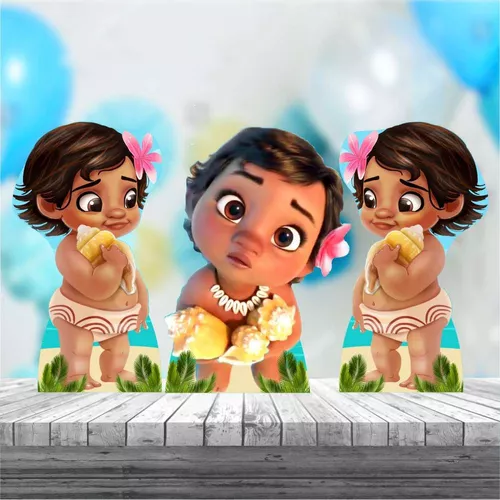 Moana Baby Kit 10 Display Em Mdf 30 Cm