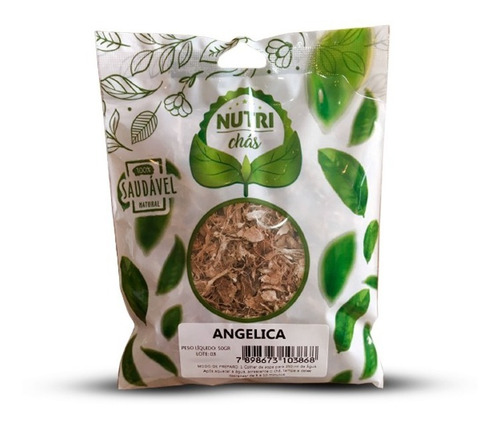 Chá De Angelica Premium 50gramas Nutrichás 100% Natural