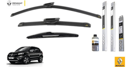 Kit 3 Plumas Wiper Limpiabris Renault Koleos 2012 Original