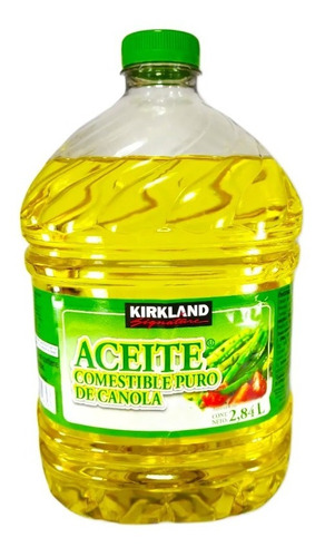 Aceite Comestible Puro De Canola Kirkland Signature 2.84 L 