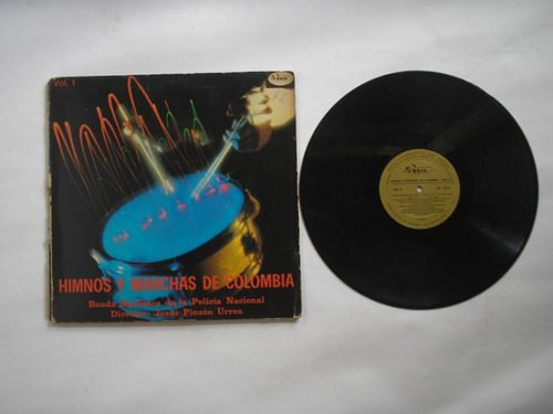 Lp Vinilo Banda Policia Naciona Himnos Y Marchas D Colombia 