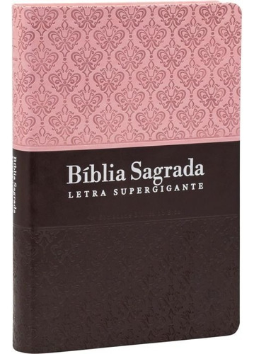 Bíblia Sagrada Letra Super Gigante Arc Almeida Revista Corrigida Com Índice Lateral