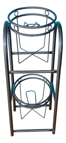 Porta 2 Garrafones De Agua, Columpio Doble, Gris