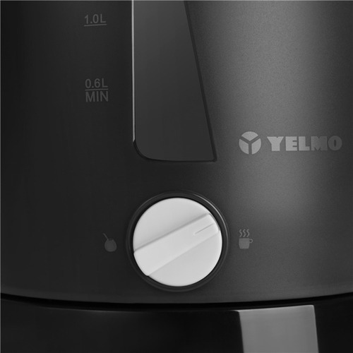 Imagen 4 de 4 de Pava eléctrica Yelmo PE-3902 Desayuno negra 220V 1.7L