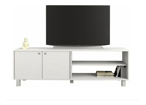 Mesa Rack Mueble De Tv Smart Lcd 2 Puertas + Estante Tables