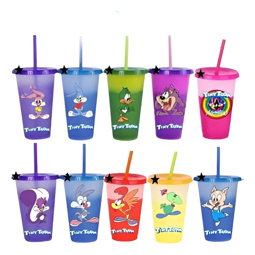 4 Vasos Magicos Con Nombre Y Personaje A Elegir Agua