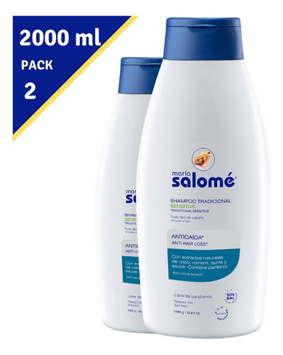 Maria Salome Shampoo 1000 Ml