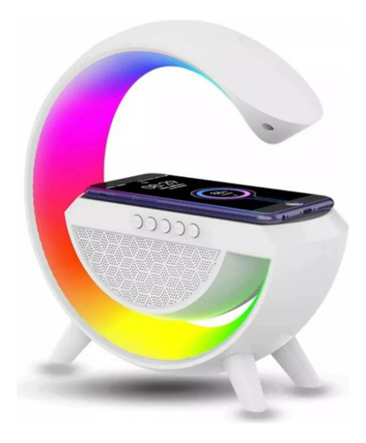 Lámpara De Mesa Rgb Parlante Bluetooth Inteligente Atmósfera