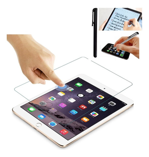 Mica Protector + Lapiz Optico Para iPad Mini 4 A1538 A1550