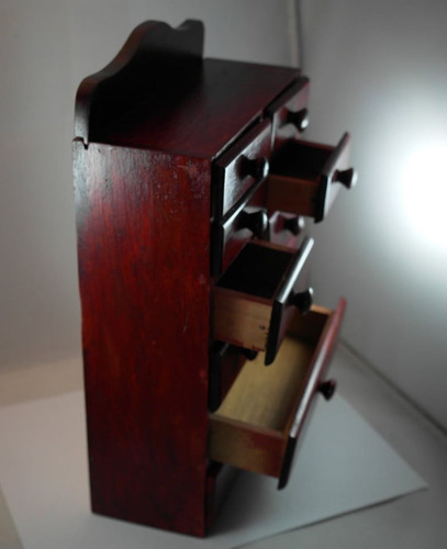 Gavetero Pequeño De Madera De Mesa