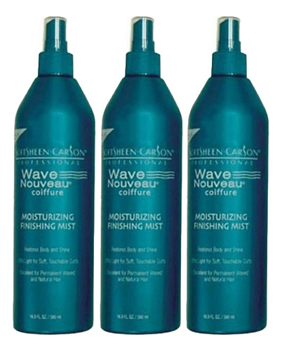 Wave Nouveau Bruma Hidratante De Acabado, 16.9 Oz (paquete D