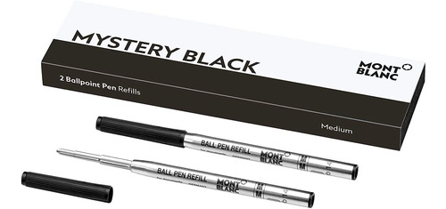 Recambio De Boligrafo Lapicera Montblanc Negro - Pack De 2