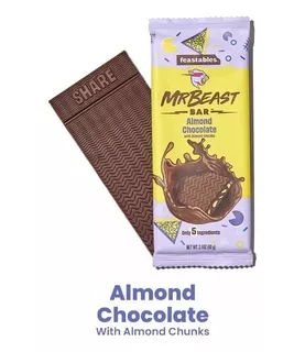 Mrbeast Chocolate Almond Chocolate