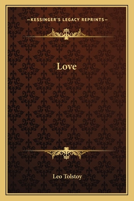 Libro Love - Tolstoy, Leo Nikolayevich, 1828-1910