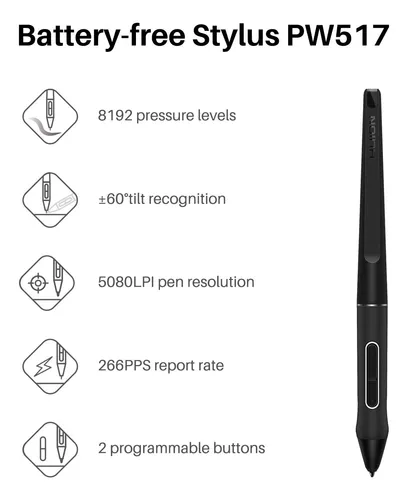 Tableta De Dibujo Huion Kamvas 2 De 21,5 Pulgadas Con 120% D