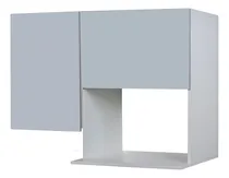 Comprar Alacena Potenza Gris 100 Cm Con Porta Microondas C\u002F Piston